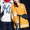 New Era Color Block Vintage Striped Pullover Sweater Unisex sweater Mango-Yellow 13038751
