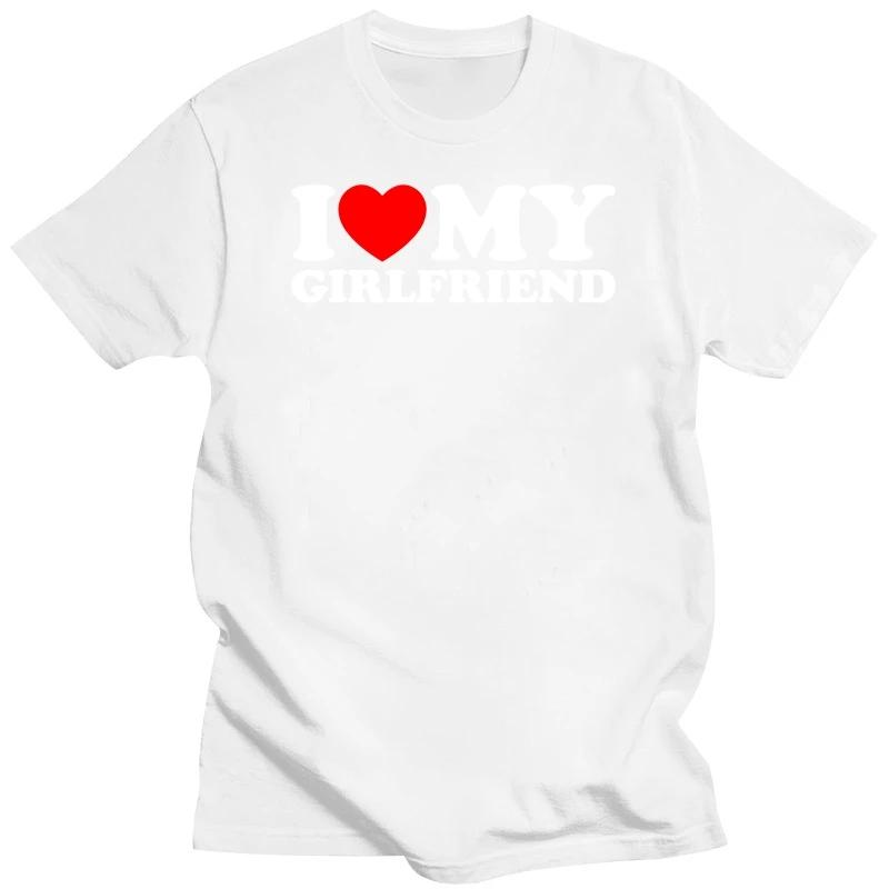 

Забавные футболки I Love Heart My Girlfriend Графические Mdl Уличная одежда с коротким рукавом Круглый вырез Подарок на день рождения Футболка Мужская одежда XXXXXL серый