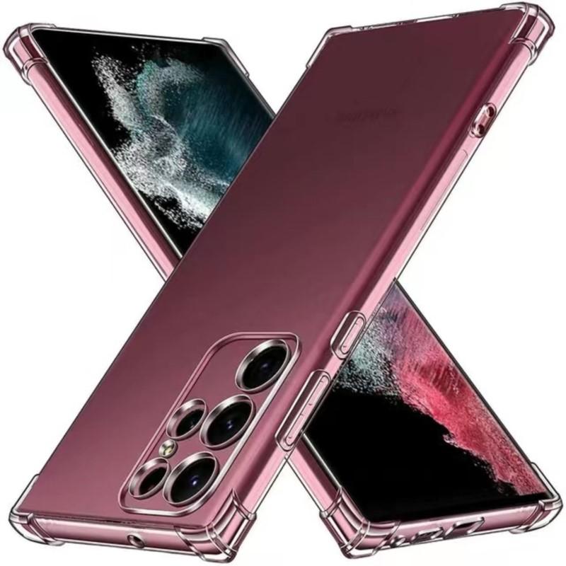

Shockproof Clear Cover For Samsung Galaxy S26 Ultra S23 S24 S21 S22 S23 S24 S25 Plus S20 S21 FE 5G Back Soft Case Galaxy S26