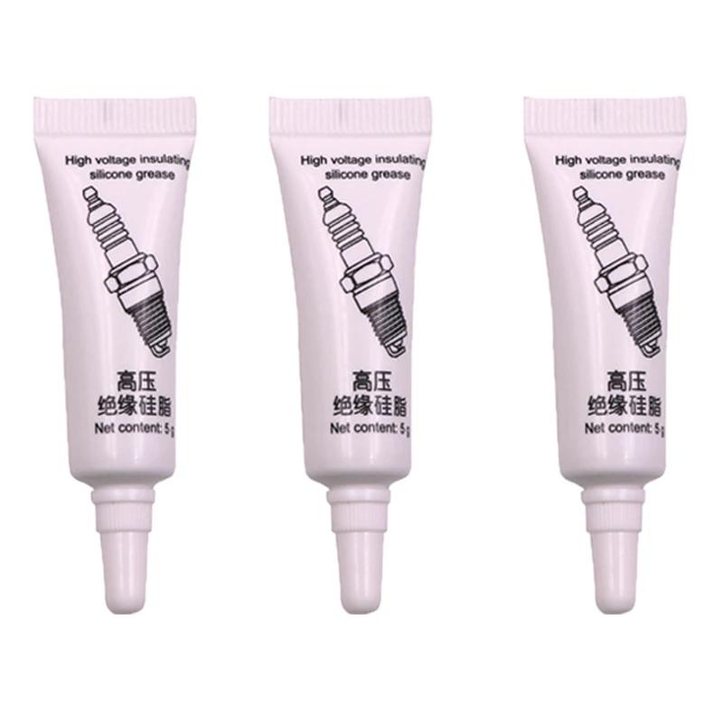 Isolierfett für Auto-Zündkerzen, 10 Stück, Automobil-Hochspannungsisolierung, Isolierfett für Zündkerzen, Silikonfett, Autozubehör