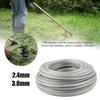 Rasenmäher Stahl Draht Nylon Schnur 2,4-3mm Freischneider Trimmer Seil Rasenmäher Schnur Verschleißfest Scharf Ersatz Gartenwerkzeug