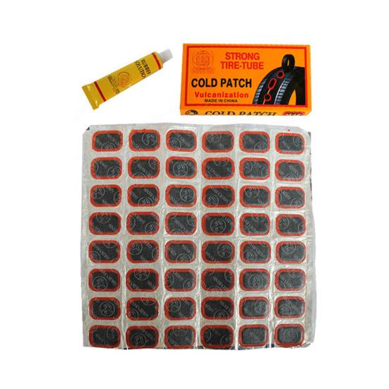 1 Set Rubber Tire Patches Glue Lightweight Portable Strong Sticky Tire Patch Repair