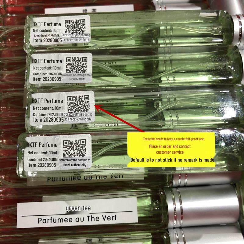 Perfume Sample for Women - Matte Silver Cap, Long-Lasting Scent, Genuine Refill, Popular Item, 10ML.