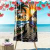 Tropical Sunset Beach Path Beach Towel Quick-drying for Travel Outdoor Sports Jogging Beach and Swimming