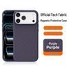 iPhone 17 Pro Max Magnetic Tech Fabric Case with AI Camera Button for Apple 16/15
