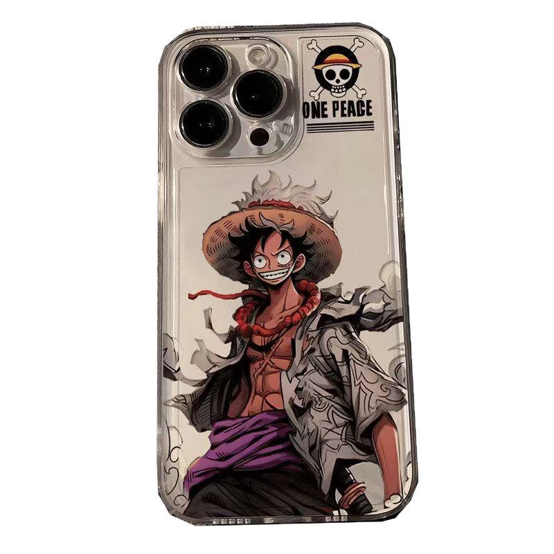 One Piece Luffy iPhone Case for 17 Pro Max/16/15/14/13/12 - Cartoon Space Design
