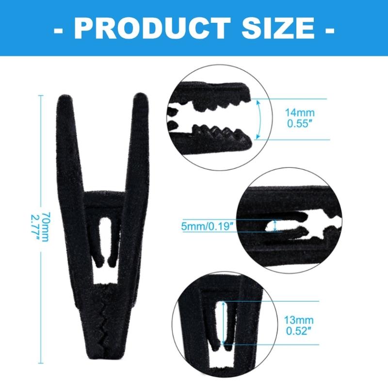 20PCS Slip Resistant Dress Fasteners For Fine Fabrics Safe On Valuable Outfit Suit And Blouses Without Leaving Marks