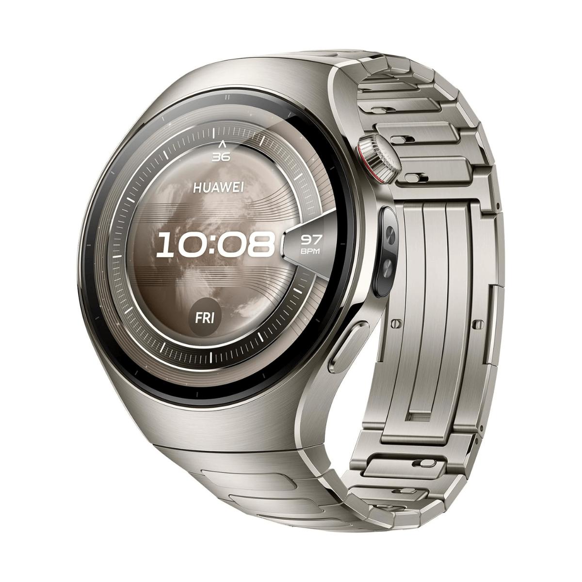 Huawei Silberfarben Titan Smartwatch "Watch 5 46Mm"(/ 15 ″) Harmony Os von Baur - Bild 3