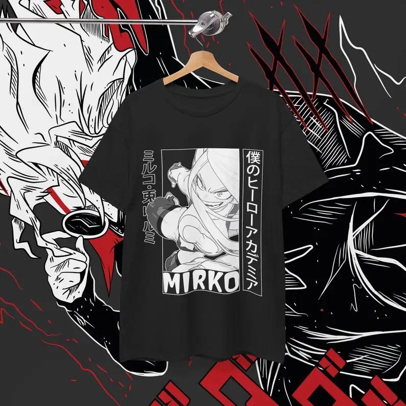 Anime My Hero Academy Black White T Shirt Size S 4XL Black Size S 4XL S