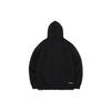 Li Ning Logo Embroidery Casual Hooded Pullover Fleece Lined Sweatshirt Unisex New Standard Black AWDR615-3