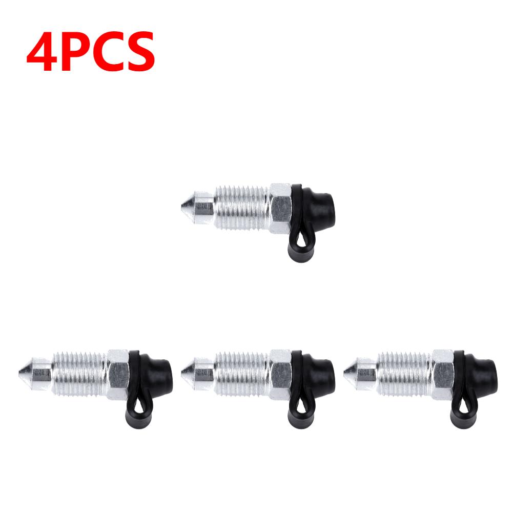 1-5PCS Car Motorcycle Brake Caliper Bleed Screw Nipple Portable Auto Brake Caliper Bleed Exhaust Screw Nipple Easy Operation