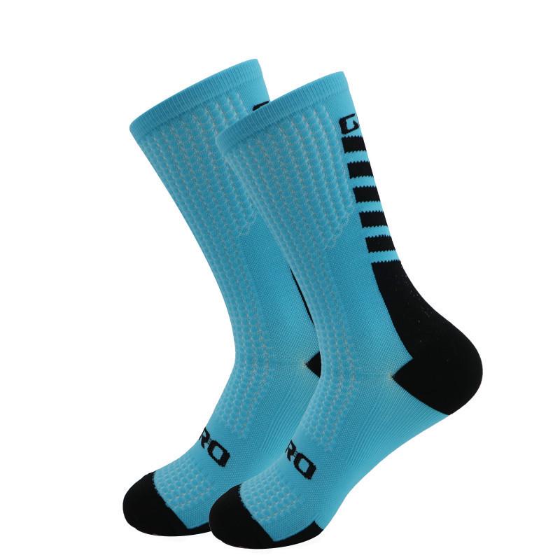 

Breathable Odor-Resistant Mid-Calf Summer Sports Socks for Cycling, Running, and Basketball One Size