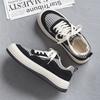 2025 Primavera Novo Calçado Pied de Poule Sapatos Pão Cabeça Grande Masculino Solado Grosso Casual Combina com Tudo Tênis Masculino
