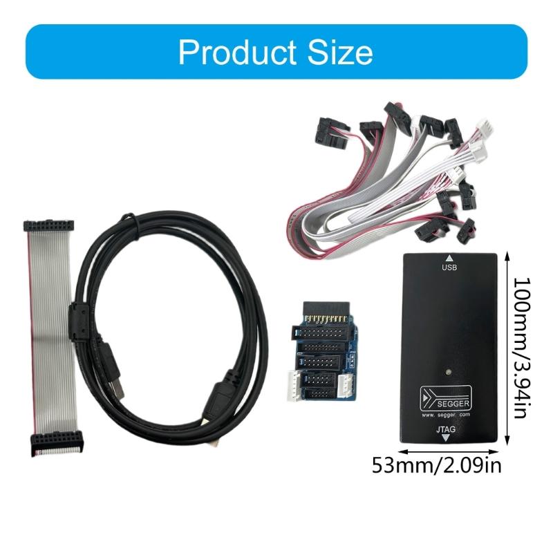 Vetsion 9 Fast Speed Download Board ARM Emulator USB JTAG Programmer with Multiple Function Adapter