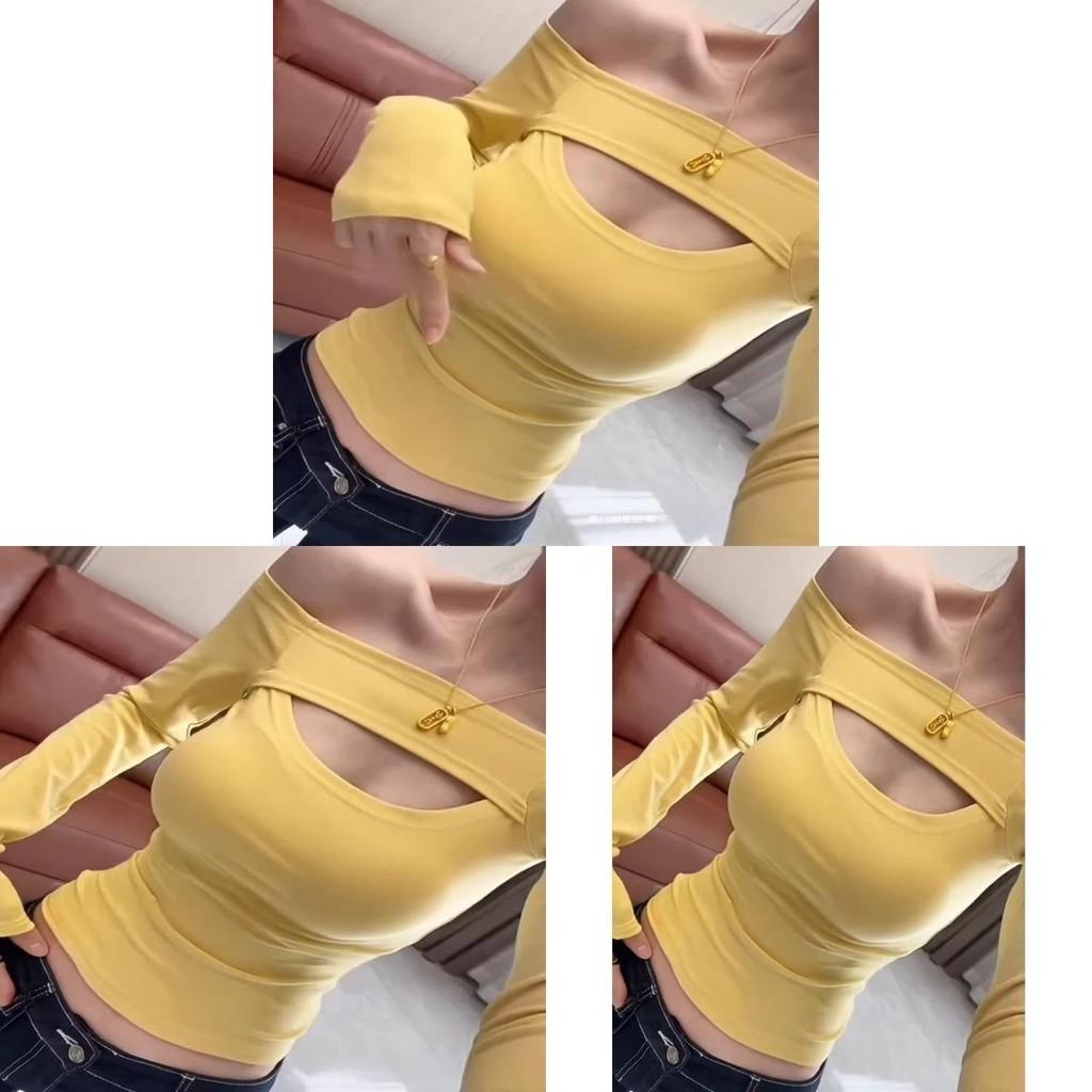Oversize T Shirt With Hollow Out Design For Spring Fashion Womens Slim Fit Casual Top