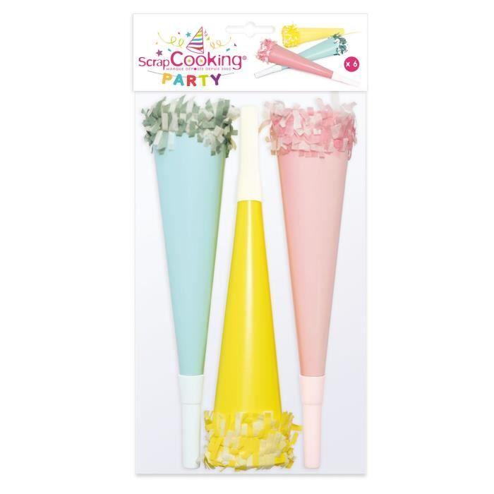 Trompettes froufrou - 6 pièces - Scrapcooking Party