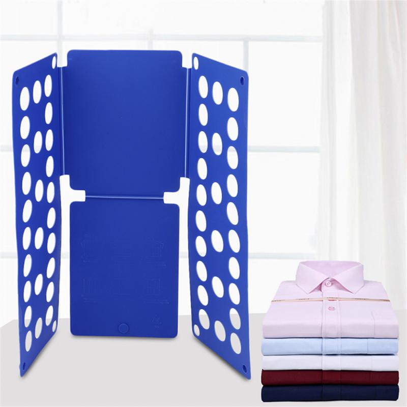 Tábua de plástico para dobrar roupas, camisas, camisetas, pessoas preguiçosas, dobram roupas rapidamente, economizam tempo, armazenamento preguiçoso, ajudante eficiente