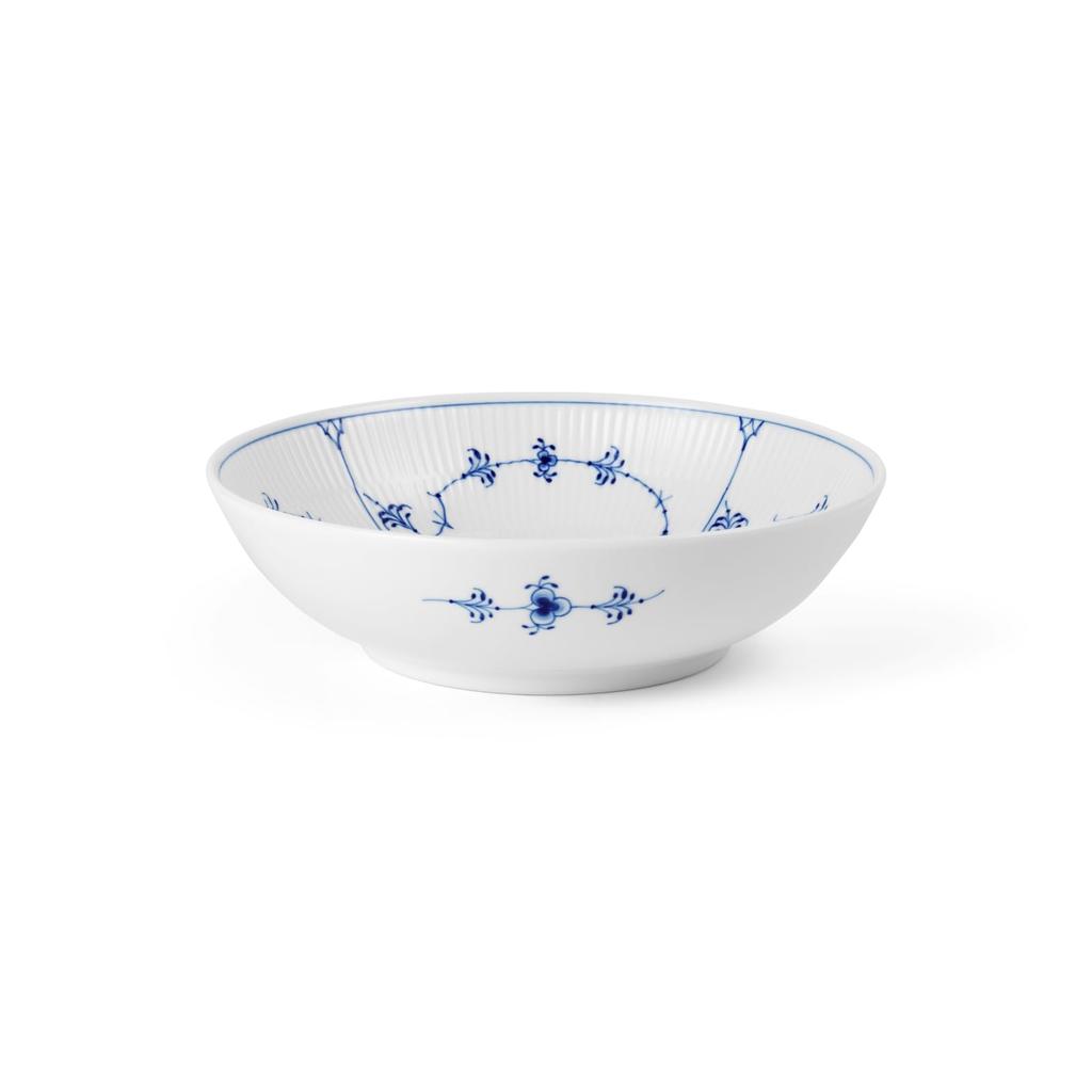 [Officially Imported] Royal Copenhagen Blue Fluted Plain Bowl, 21.5 x 6 cm, Wedding Gift, Product Number 1077324
