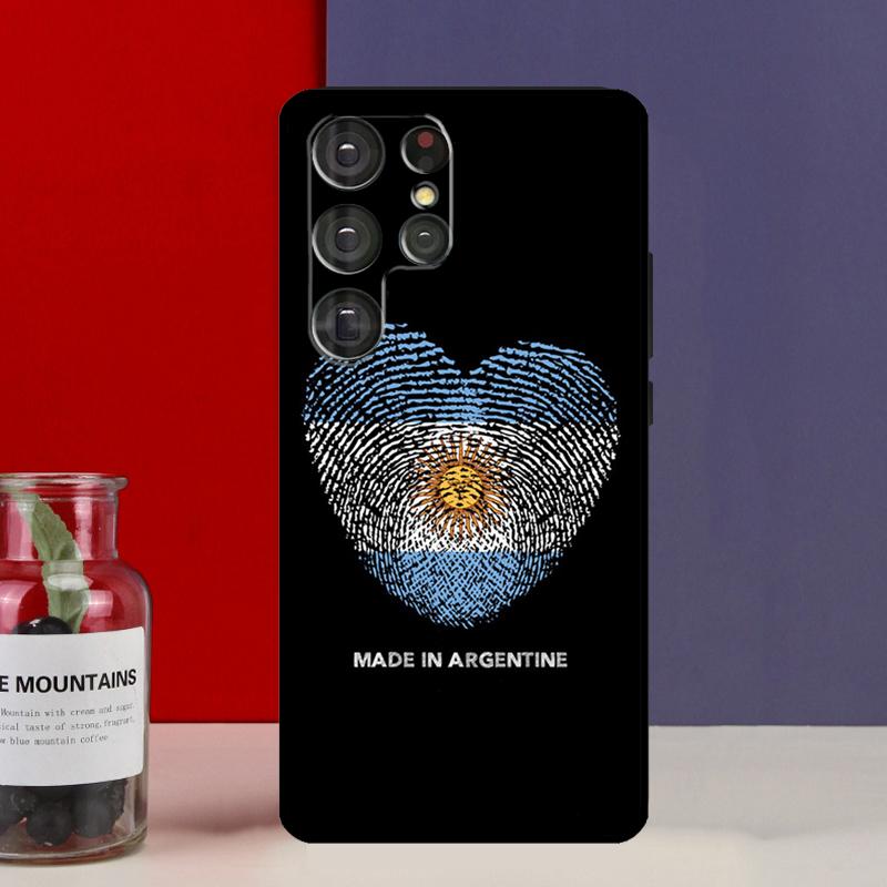 Argentine Flag Funda Case For Samsung Galaxy S25 Ultra S9 S10 S20 S21 S22 Plus S23 FE S24 Ultra Phone Cover