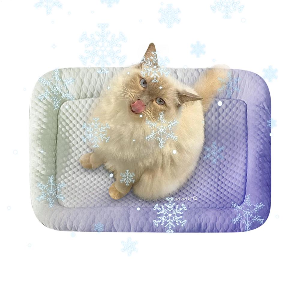 

Dog Cooling Mat Cat Cooling Pad Portable Bed Crates for Puppy Rabbits Travel Hamsters Cats Kitchen Puppies Comfortable фиолетовый