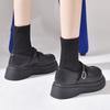 British Style Platform Socks Martin Boots Women's Knitted Stretch Socks Boots Ins Tide Fried Street Thin Boots Autumn Short Boots