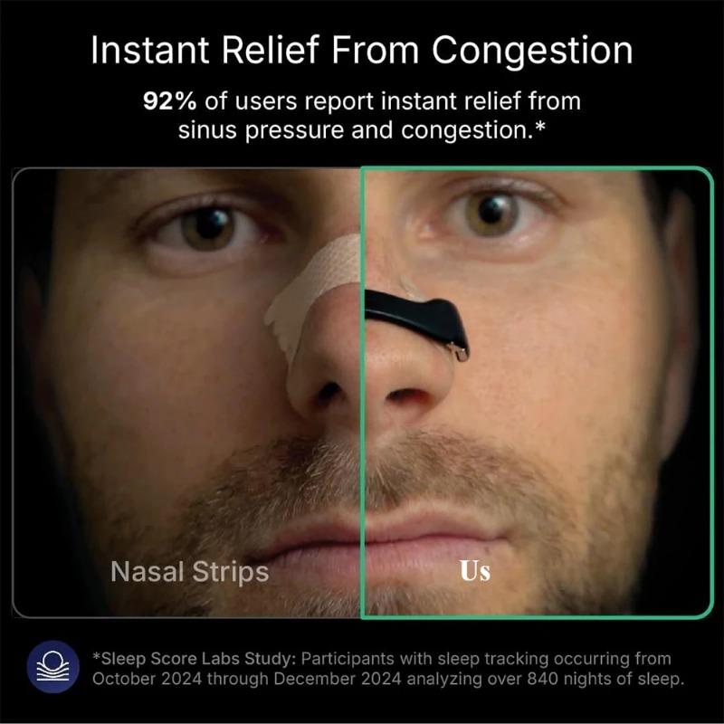 Sport Nasal Breathing Dilator Kits  Sleep Nasal Strips Nose Breathe Better Sleeping Anti Snoring Magnetic Nose Clip Nasal Strips
