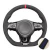 Coprivolante in Trecce Originale Per Kia Stinger 2017 2018 Coprivolante Auto da Cucire a Mano Rivestimento in Morbida Pelle Scamosciata