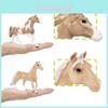 Conjunto Modelo Pvc Appaloosa Selvagem com Figuras Equinas Estáticas para Brincadeira Educacional Infantil
