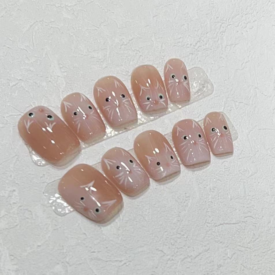 Pure Hand-wearing Armor Short Nails for Cute Cats Can Be Removable and Repetitive.