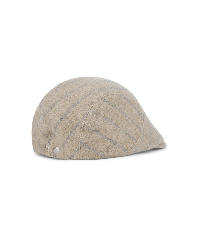 Sseonleobeutueo Wool Flat Cap Beige