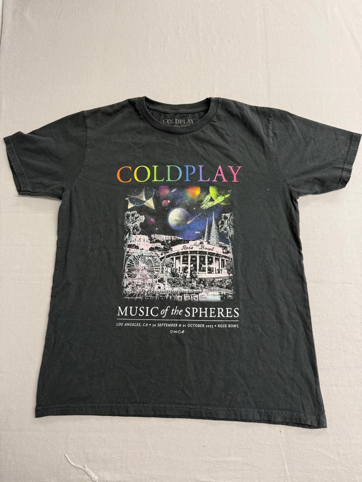 Coldplay Tour T-shirt - ALbum Music of the Spheres LA Show M XXL
