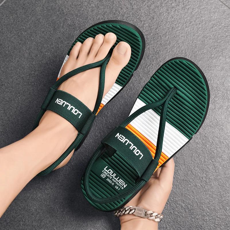 Fashion Main Casual Lightweight Beach Sandals Comfortable Trendy All-match Breathable Wear-Resistant Sandals for Men New Spring Summer