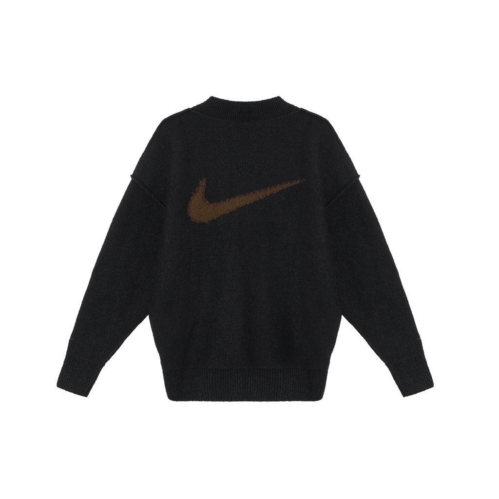 Nike Tech Pack Knit Pattern V-Neck Sweater Men Sweater Black FB7810-010