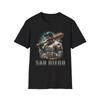 Herr- och damt-shirts San Diego Padres Skräck T-shirt - Skrämmande Coolt Fläktutrustning för Padres Fans