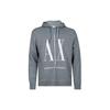 Armani Exchange FW22 Color Block Letter Embroidered Logo Hooded Casual Sports Long Sleeve Sweatshirt Men Sweatshirt Dark-Gray 8NZMPC-ZJ1ZZ-3930