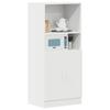 Vidaxl Kitchen Cabinet, White 57X41.5X131.5 Cm Wood-Based Material