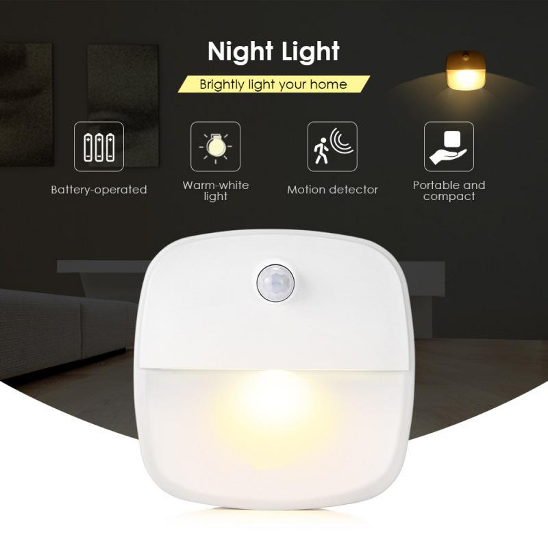 Wireless Auto-Sensing LED Night Light for Baby, Hallway, Wardrobe, and Cabinet