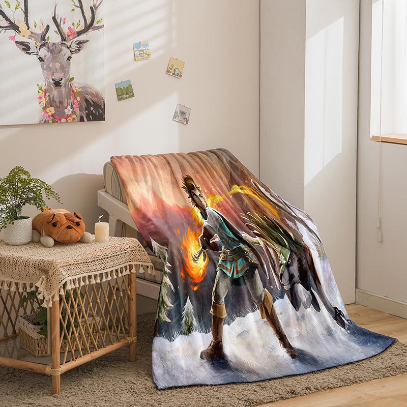 Cartoon Double-Sided Flannel 3D Digital Printing Blanket Blanket