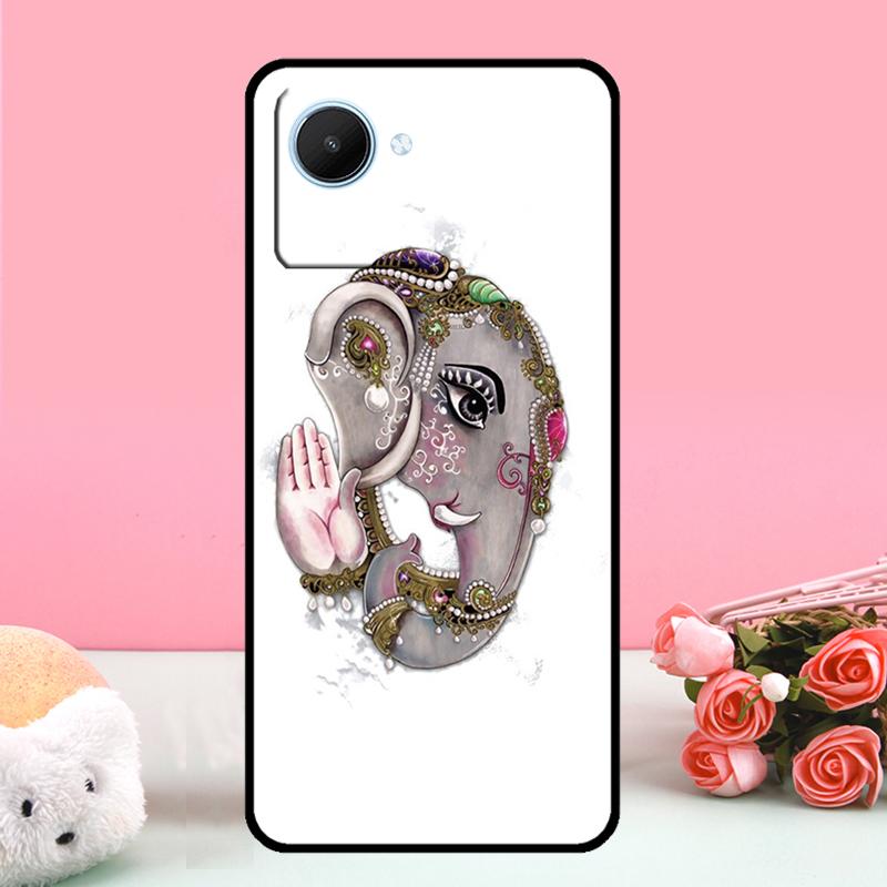 Pouzdro Lord Ganesha For Realme 11 Pro Plus 10 12 Pro C55 C53 C51 C33 C31 C30 C25s C21Y C15 GT Neo5 GT3 GT5