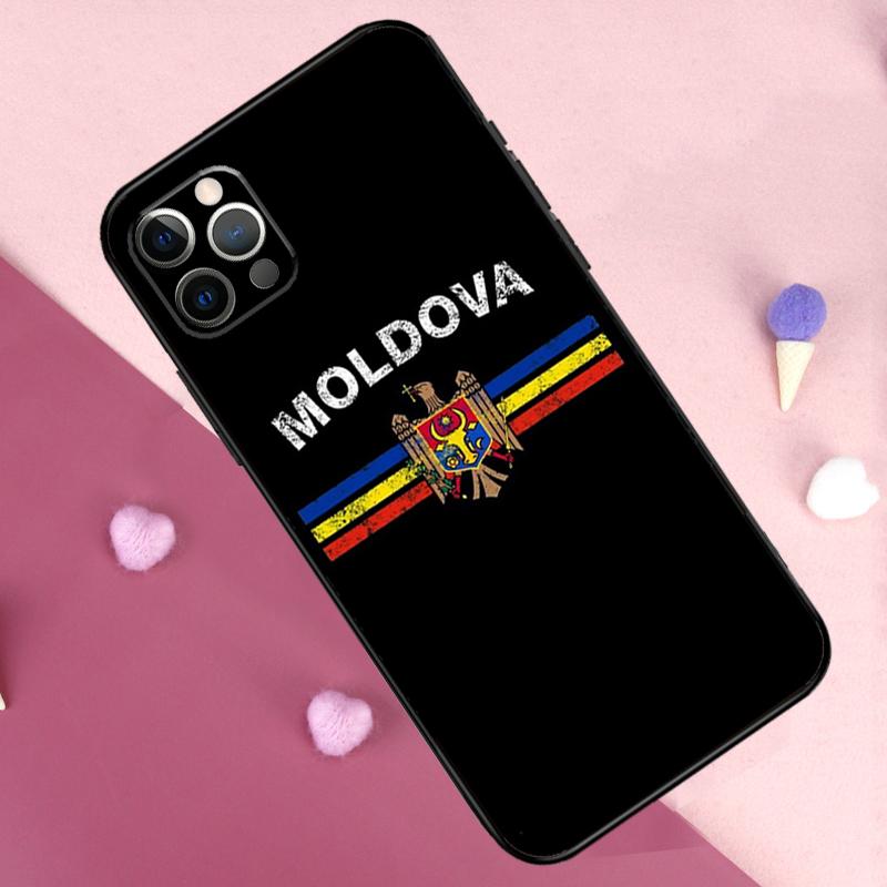 Moldova Flag Phone Case For iPhone 17 Pro Max 14 15 16 Plus 11 Pro Max 12 13 Mini 16e 17 Air Back Cover