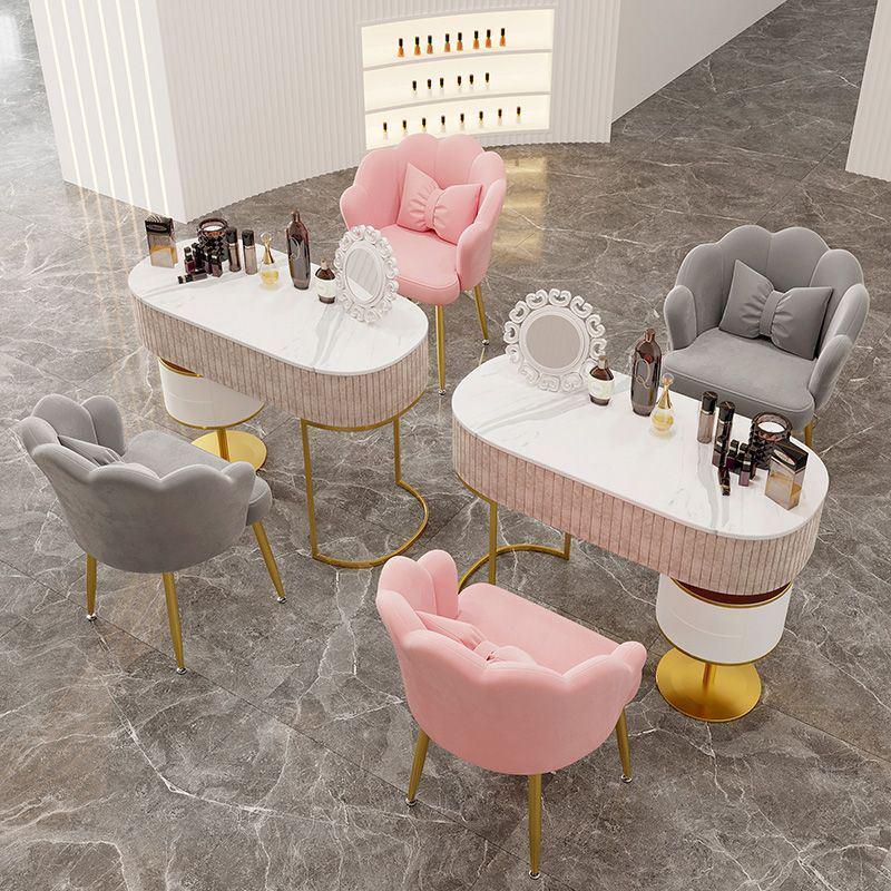 Nordic Petal Backrest Chair for Dining, Bedroom, or Vanity