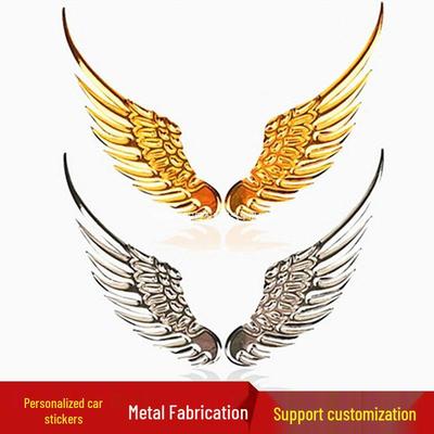 3D Metall Engel- und Adlerflügel Auto Logo Aufkleber zur Anpassung von Limousinen