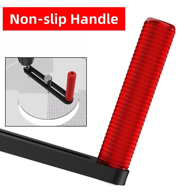 Compass Circle Cutter Round Cutting Tool with Milling Cutter Adjustable Holesaw for Drywall Aluminum Boards Carpentry Crafts