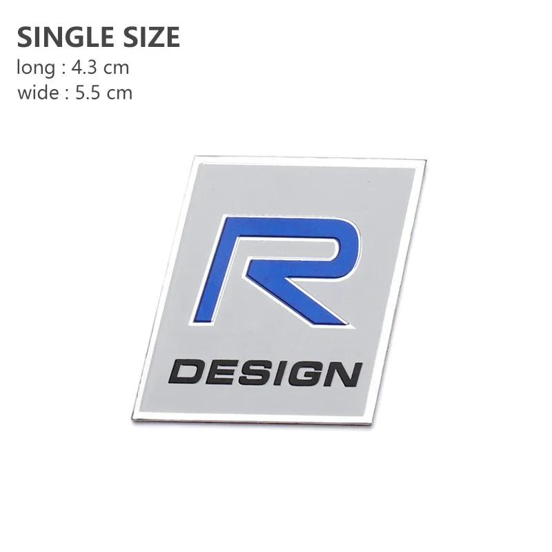 1Pc 3D Aluminium Thin Car Side Fender Rear Trunk Emblem Badge Sticker for XC60 XC90 XC40 V40 V60 V90 S60 S90