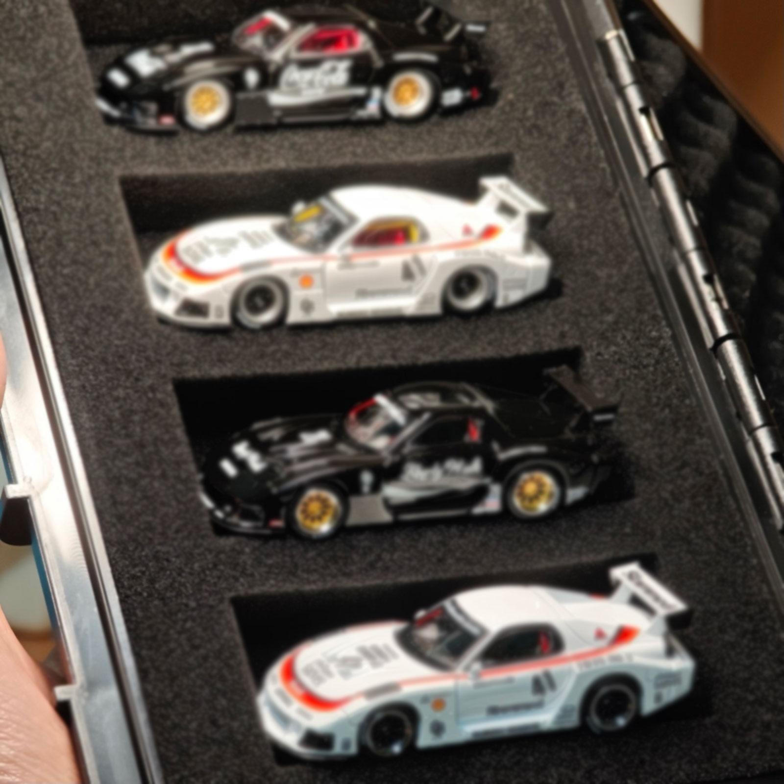 

Car Model Display Box Black for 1/64 Scale Protection Organizer Diecast Toys Counter S