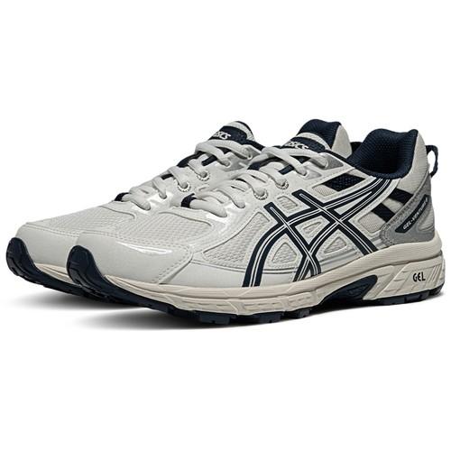 Asics Gel Venture 6 Low Top Running Shoes Women's White Gray - 1012B359-107