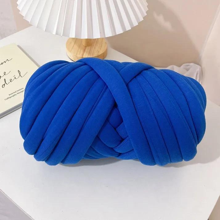 500G isländische ultradicke Wolle entkernte Baumwolle Kristall Samt Handgewebtes Material DIY Weben Handtasche Haustier Nest