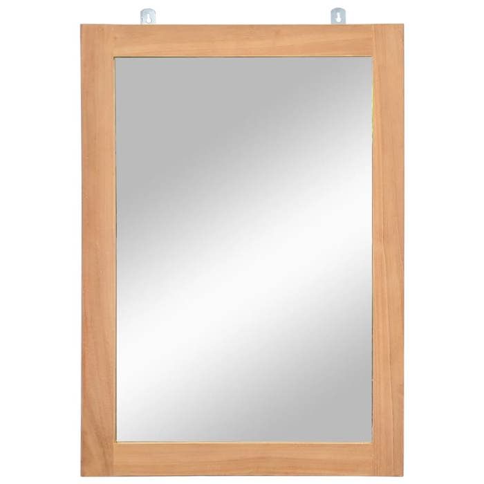Maison Exclusive - Miroir mural Teck massif 50 x 70 cm