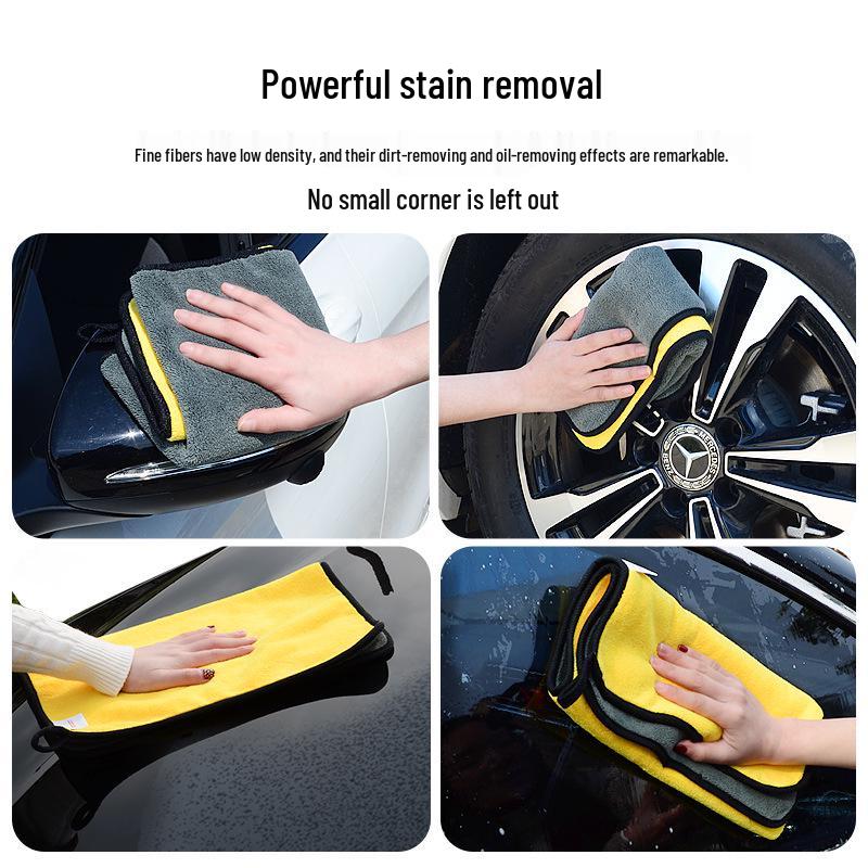 Chamois Car Wash Towel: Lint-Free, No Watermarks, Ideal for Car Cleaning
