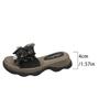 Fashion Stylish Mesh Bow Knot Thick Bottom Slides Women Mixed Color Med Heel Slippers Female New Pearl Decor Non Slip Sandals Mujer